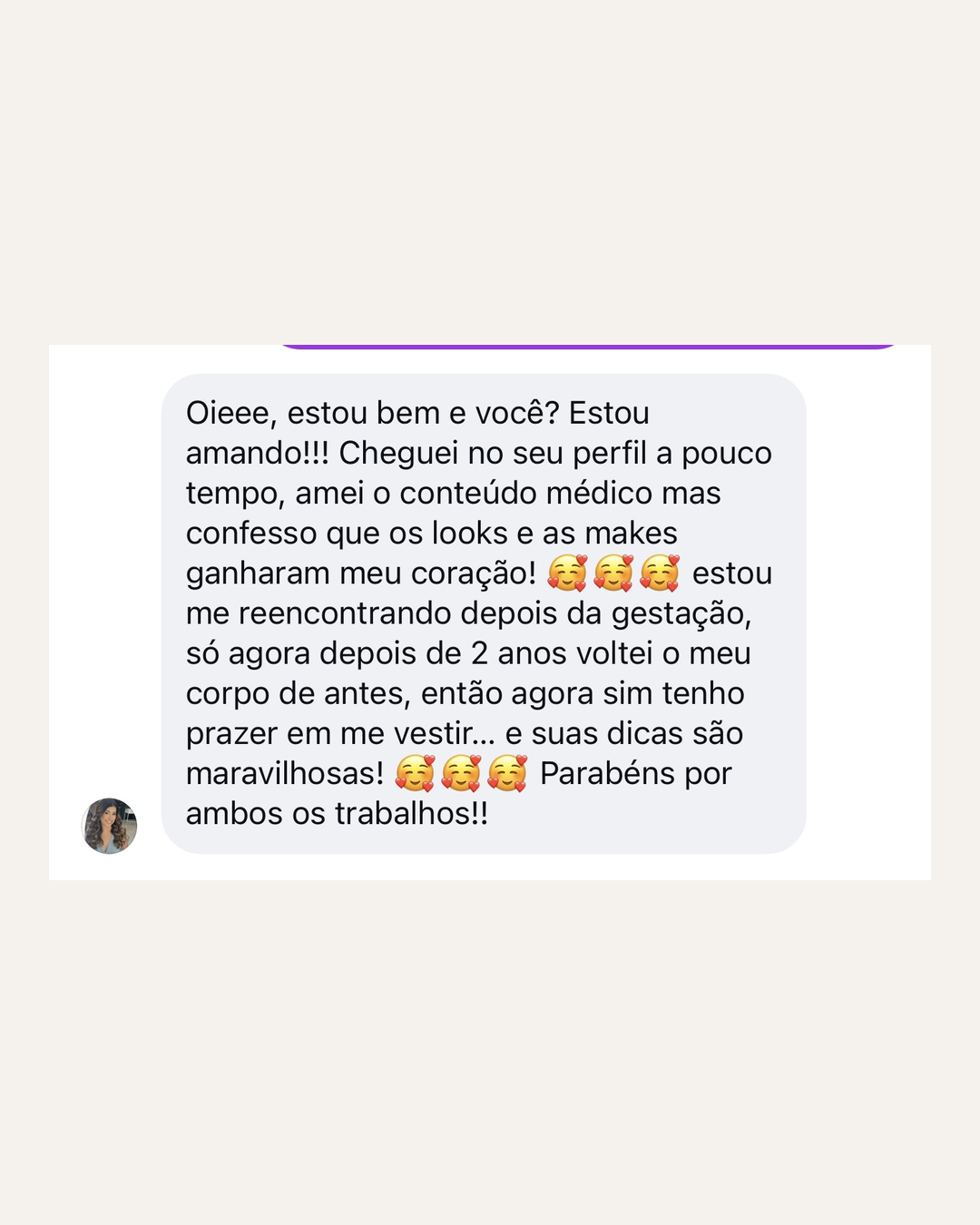 Mensagem de assinante do Acervo